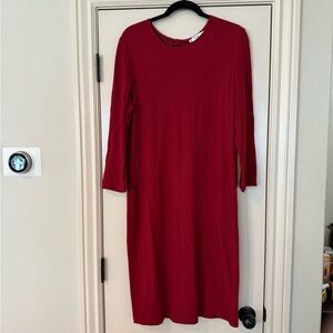 Vince long sleeve sheath dress